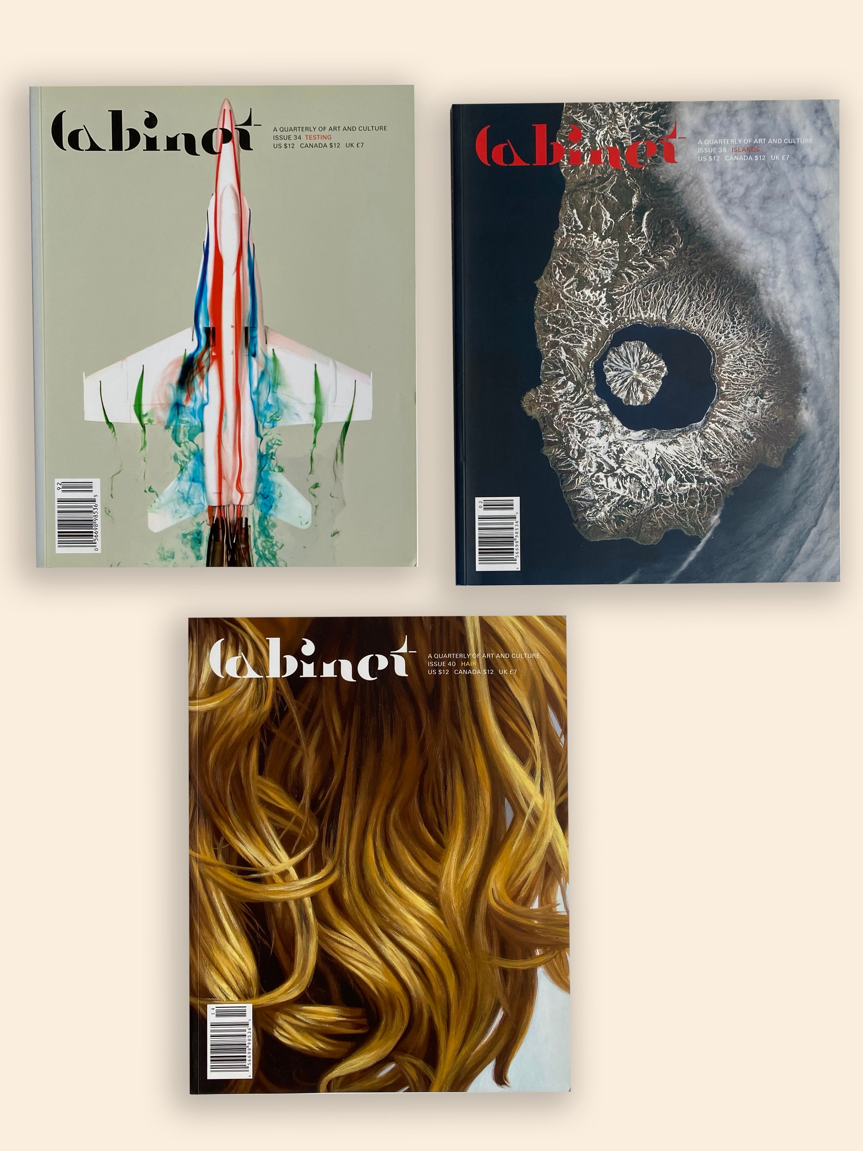 Cabinet Magazine | Quarterly of Art & Culture | Bundle of 3
