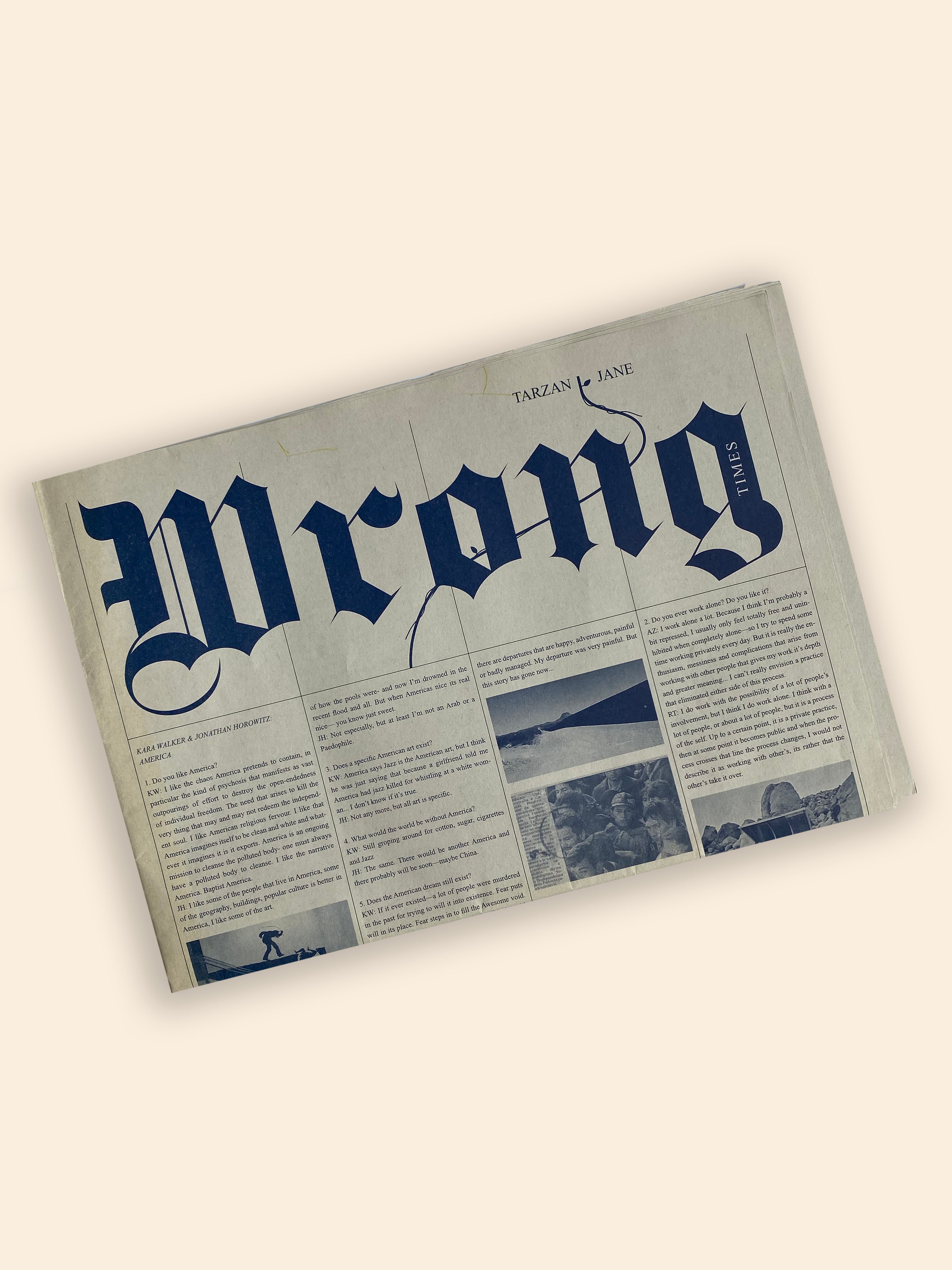 The Wrong Newspaper